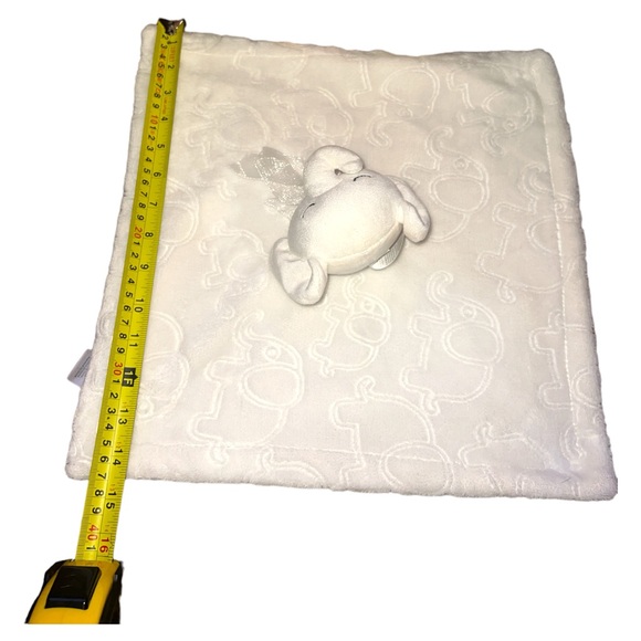 Kyle & Deena Elephant Lovey Security Blanket Outlined Baby Plush Doll Stuffed - Picture 5 of 5